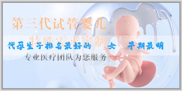 代孕生子排名最好的 懷女寶早期最明顯的特徵有哪些？生男孩的特徵有哪些？
